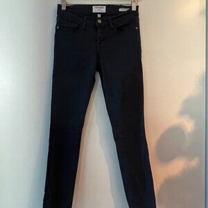 Frame, Black Skinny Jeans, Size 24